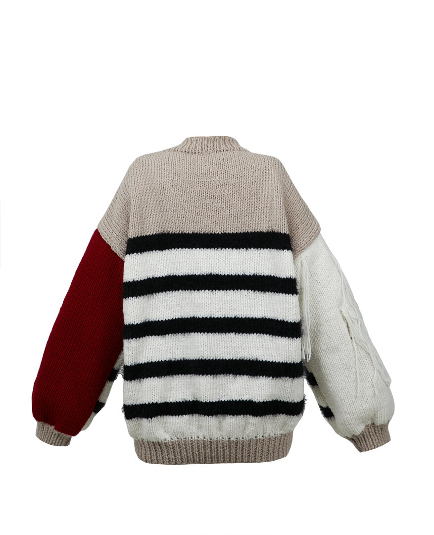 Striped multicolor sweater