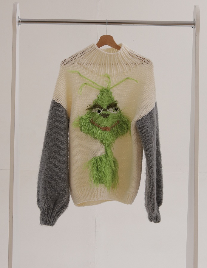 GRINCH turtleneck sweater (made to order)