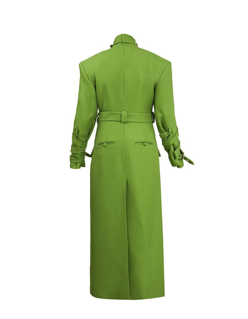 Layered Lime-Green coat