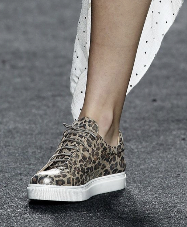 Leopard print sneakers